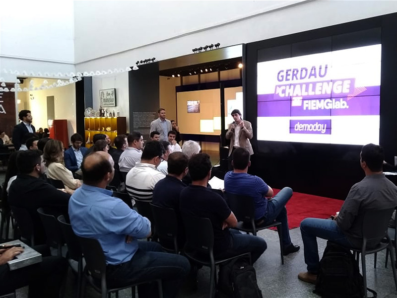 Gerdau Challenge foi um desafio de interação com startups que aconteceu dentro do Fiemg Lab
